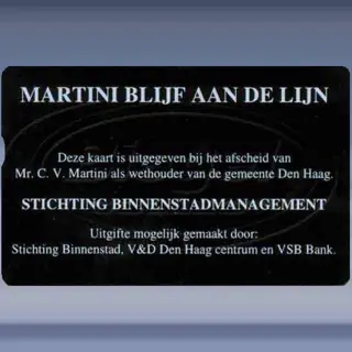 Martini blijf aan de lijn