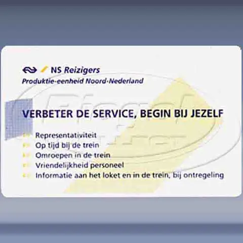 NS Reizigers, verbeter de service...