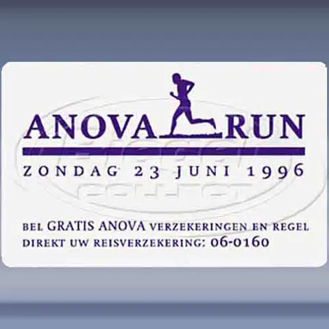 ANOVA Run 23 juni 1996
