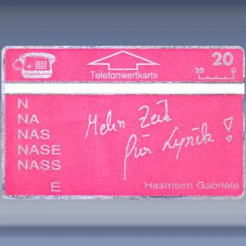 Mehr Zeit für Lyrik (1991)