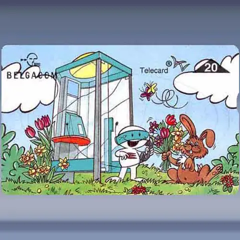 Telefooncel (blauw) (1996)