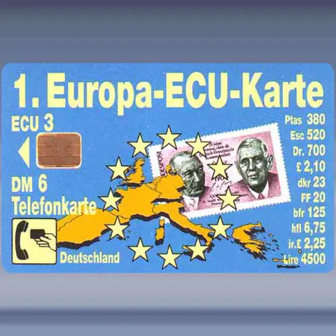 Europa ECU Karte (1992)