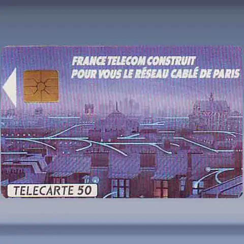 R&eacute;seau cabl&eacute; de Paris (nov-89)