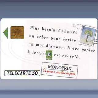 Monoprix - Papier recycl&eacute; (mrt-91)
