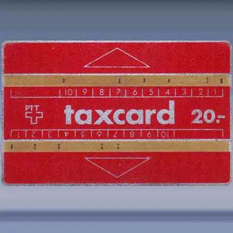 Taxcard 20 Red (610B) (1986)