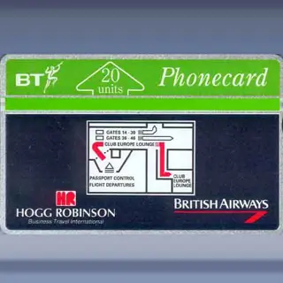 Hogg Robinson BA, Club Europe (aug-91)