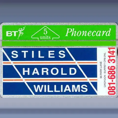 Stiles Harold Williams (Croydon) (okt-91)