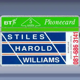 Stiles Harold Williams (Croydon) (okt-91)