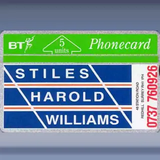 Stiles Harold Williams (Redhill) (okt-91)