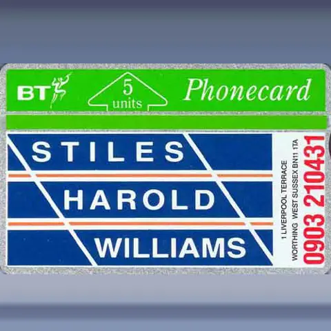 Stiles Harold Williams (Worthing) (okt-91)