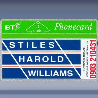 Stiles Harold Williams (Worthing) (okt-91)