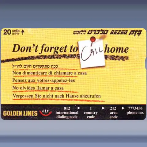 Don't Forget to Call... (2000)