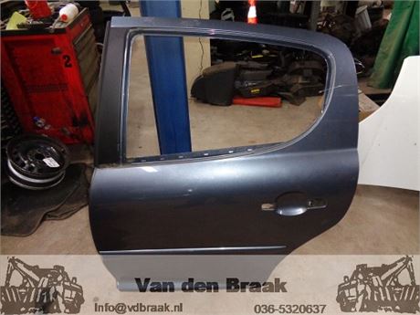 Peugeot 207 5drs Hatchback 2006-2012 Deur links achterzijde