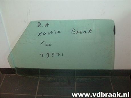 Citroen Xantia Break 1998-2001 Portierruit rechts achter