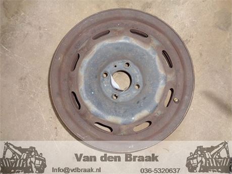 Peugeot 206 Cabriolet 2001-2007 Stalen velg 15 inch