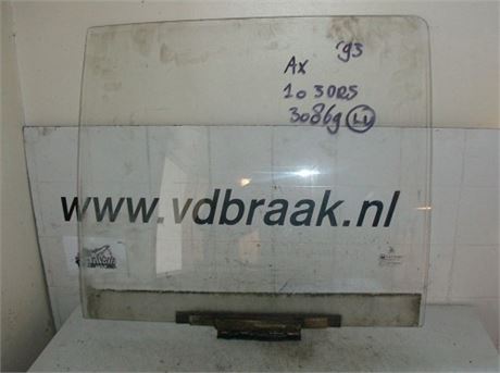 Citroen AX 3 drs 1987-1996 Portierruit links voor
