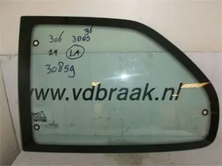 Peugeot 306 3 drs 1993-2001 Zijruit links achter