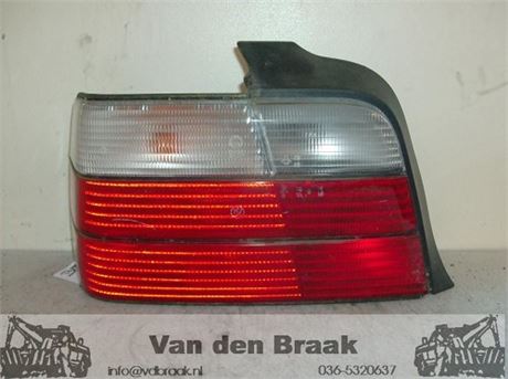 BMW 3 serie 4 drs 1991-1998 Achterlicht rood/wit links