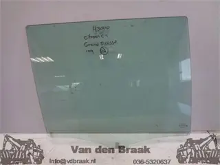 Citroen C4 Grand Picasso 2006-2013 Portierruit rechts achter