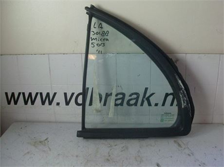 Nissan Micra K13 5 deurs 2010-2013 Scheerraam links achter