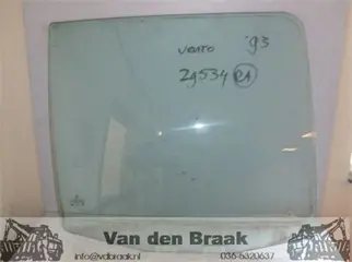 Volkswagen Vento 4 deurs 1992-1998 Portierruit rechts achter