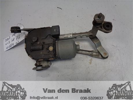 Seat Leon 2005-2013 Ruitenwissermotor + mechaniek rechtsvoor