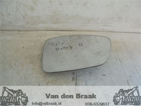 Volkswagen Polo 2009-2014 Spiegelglas rechts ( verwarmd )