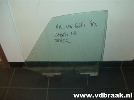 Vw Golf Cabriolet 1983-1993 Zijraam rechts achter