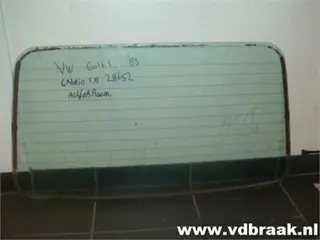 Volkswagen Golf Cabriolet 1983-1993 Achterraam