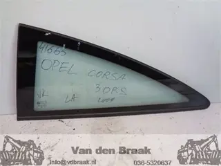 Opel Corsa 3 deurs 2006-2015 Zijruit links achter