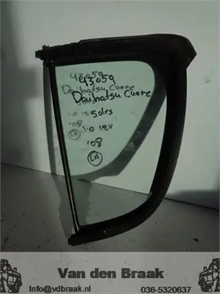 Daihatsu Cuore 5 deurs Hatchback 2007-2013 Scheerruit links achter