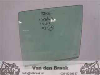 Mazda 2 5 deurs 2003-2007 Portierraam links achter