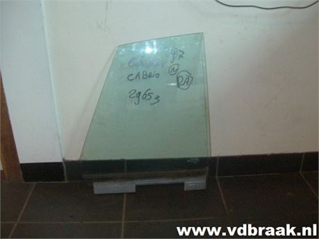 Ford Escort Cabrio 1992-1998 Zijruit rechts achter