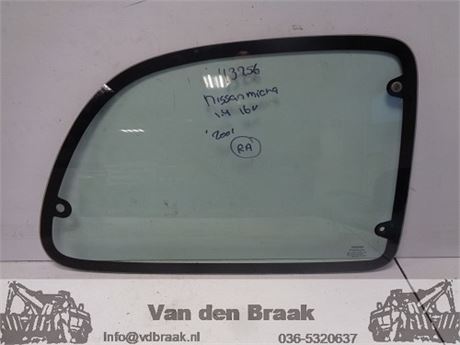 Nissan Micra 3 deurs 1992-2003 Rechts achter klapraam
