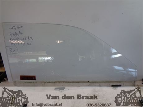 Toyota Starlet 3 deurs 1990-1996 Portierruit rechts