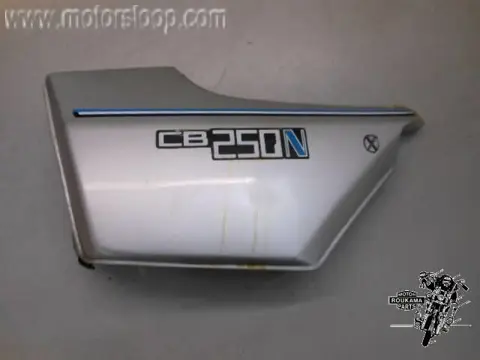 Honda CB250N Zijkap links grijs
