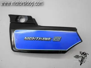 Honda CB700/750SC Zijkap links zwart blauw