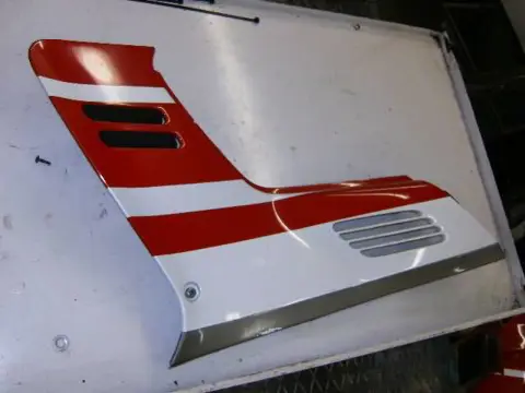 Honda CBR1000F(SC24) Zijkap Links Rood Wit