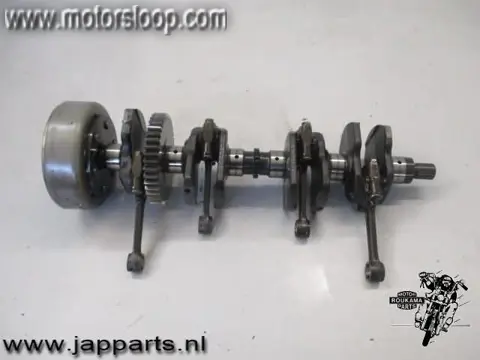 Honda CBR600F(PC19) Krukas met drijfstangen en vliegwiel