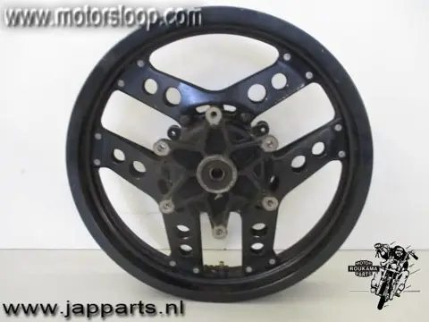 Honda CBX750F(RC17) Voorwiel zwart