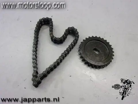 Honda GL1000(GL1) Oliepomp tandwiel en ketting
