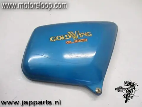 Honda GL1000(GL1) Zijkap rechts candy blue green