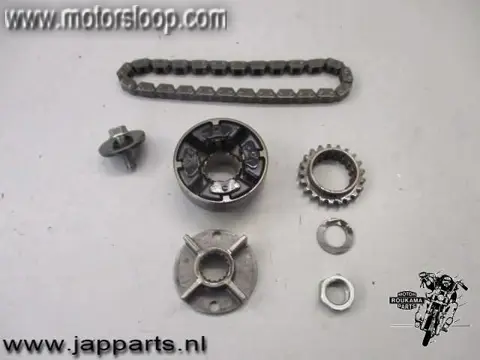 Kawasaki GPZ900R(ZX900A) Dynamorubbers met houder en delen