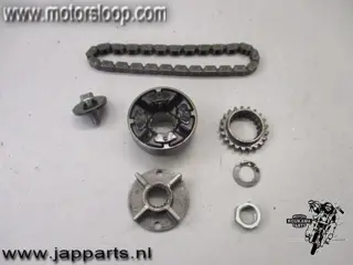 Kawasaki GPZ900R(ZX900A) Dynamorubbers met houder en delen