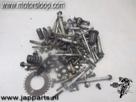 Kawasaki KZ305(CSR) Zak diverse bevestigingsmaterialen motorblok
