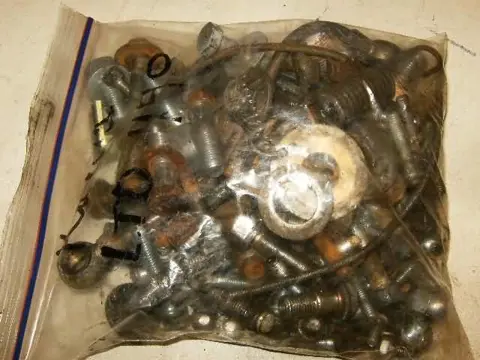 Kawasaki LTD440 Zak diverse bevestigingsmaterialen