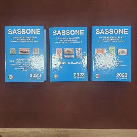 Italië 2023 - Sassone, 3 catalogues 2023 - Sassone 2023