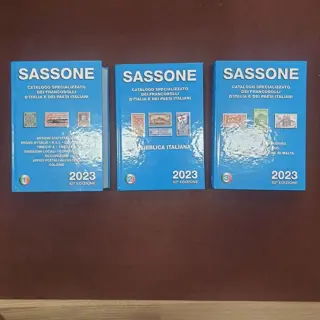 Italië 2023 - Sassone, 3 catalogues 2023 - Sassone 2023