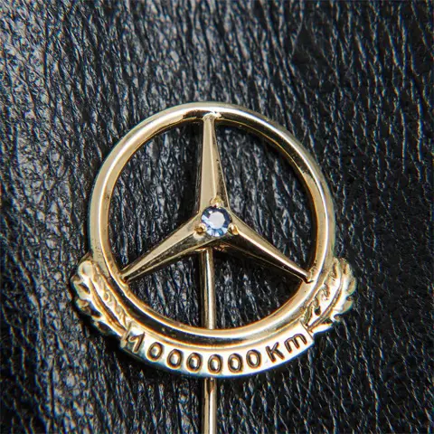 Decoratief object - Old Polished Mercedes Benz Daimler Gold