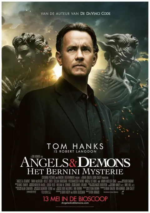 ANGELS en DEMONS - Het Bernini Mysterie - filmposter.